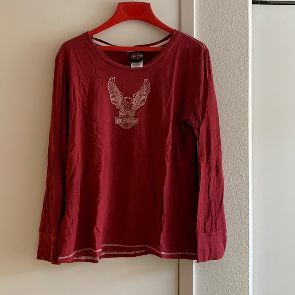 Ladies Long Sleeved Harley Davidson Shirt